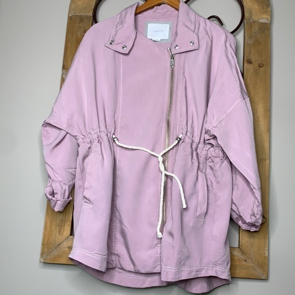 Anthropologie Danuto Cupro Utility Lightweight Jacket size XS/S - Picture 3 of 6